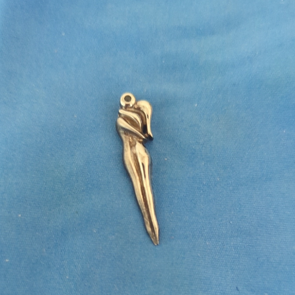 Silver Hugging People Pendant
